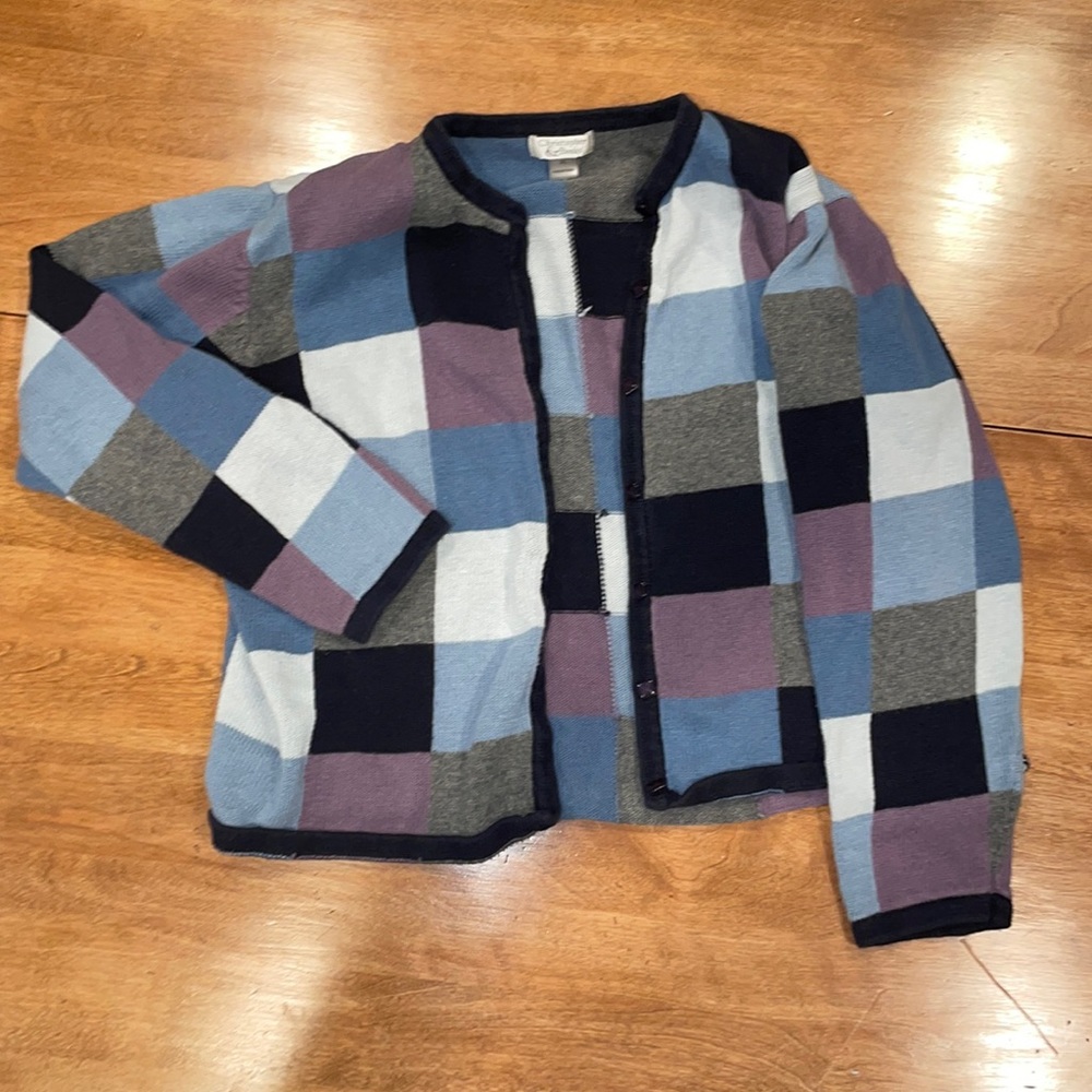 Squared patterned sweater